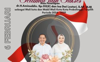 Calon Wali Kota dan Wakil Wali Kota Probolinggo Terpilih Periode 2024-2029