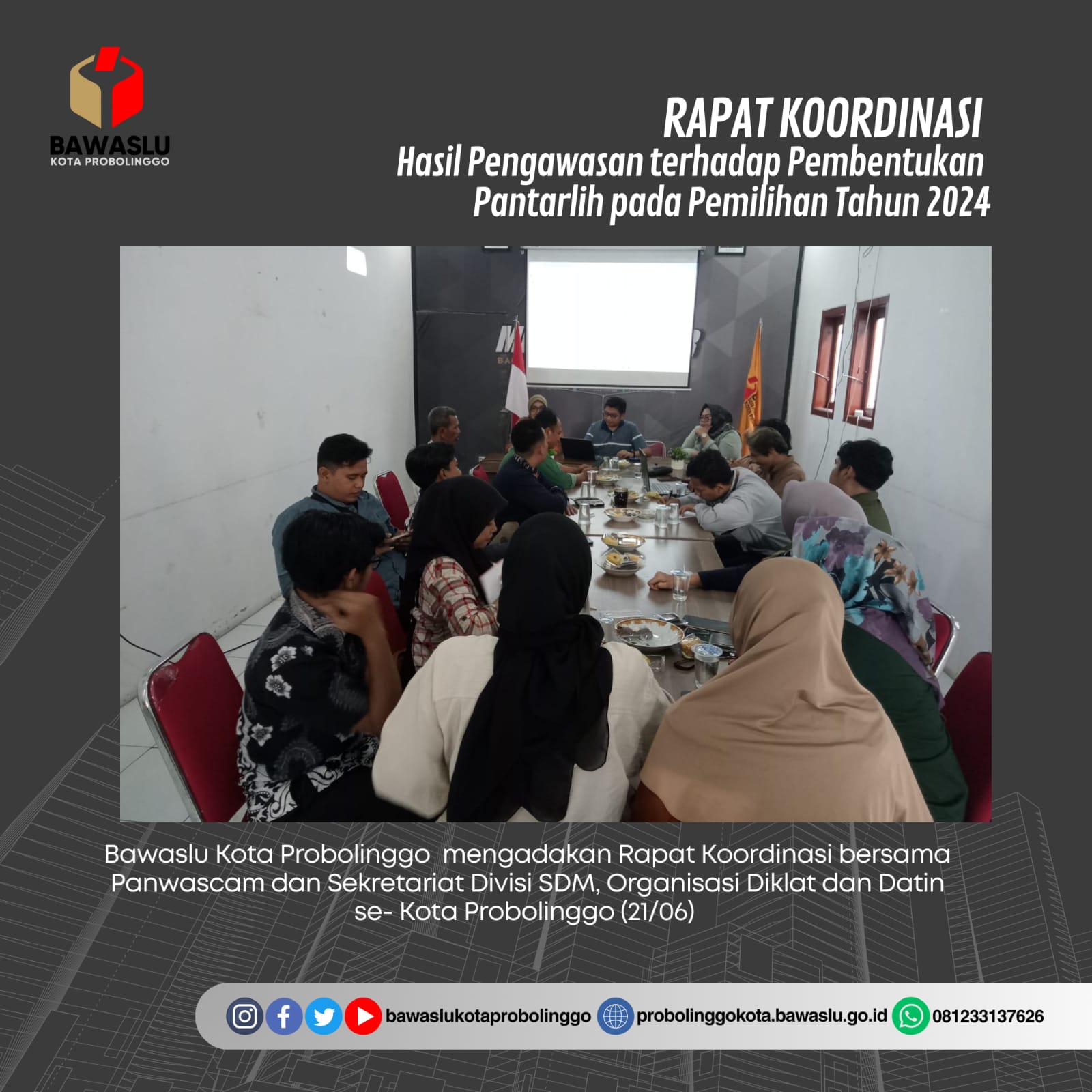 Rakor hasil pengawasan pembentukan Pantarlih