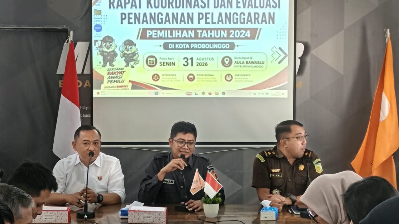 Bawaslu-Kejaksaan-Kepolisian Duduk Bersama Bahas Sinergi Sentra Gakkumdu yang terbentuk di Pemilihan berikutnya pada Senin (31/8/2026)