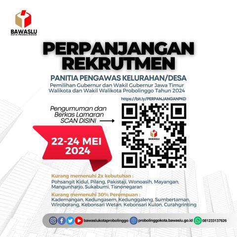 perpanjangan rekrutmen PKD