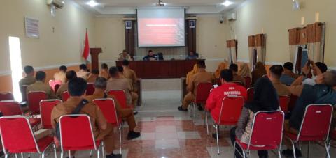 Monitoring PDPB Triwulan III Bakesbangpol