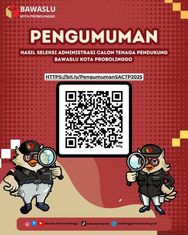 pengumuman seleksi administrasi revisi