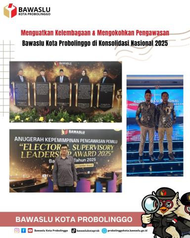 Bawaslu Kota Probolinggo hadir dalam Konsolnas 2025 di Jakarta