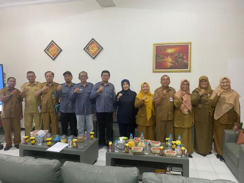 bersama Kwarcab Pramuka dan Dinas Pendidikan