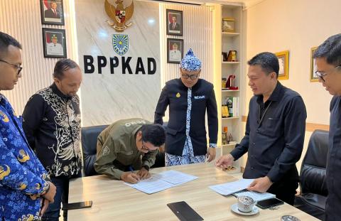 Teken BAST Gedung kantor