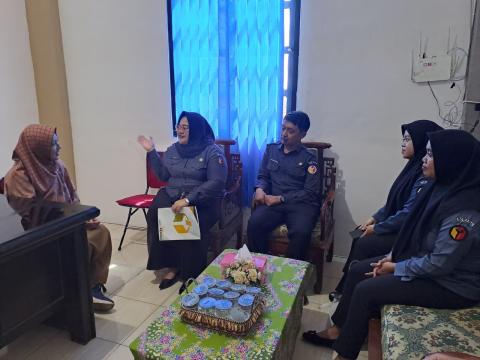 Kunjungan Pojok Pengawasan Perpus