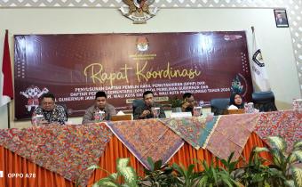 Rapat Koordinasi Penyusunan DPHP dan DPS Pilwali 2024