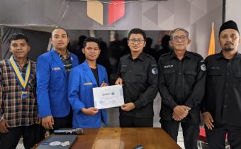 Bawaslu Kota Probolinggo saat Teken MoU bersama Pergerakan Mahasiswa islam Indonesia dan beberapa OKP lainnya pada Jum'at (20/6), bertempat di Kantor Bawaslu Kota Probolinggo