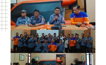 Mitigasi Resiko Bencana, Bawaslu Kota Probolinggo Kunjungi Kantor BPBD Kota Probolinggo, Selasa (25/11)