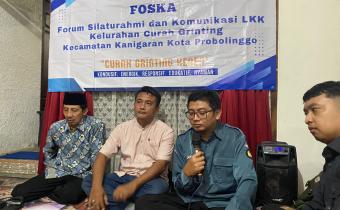 Johan Dwi Angga Hadir dalam FOSKA Kelurahan Curahgrinting, Senin malam (30/3/2026)