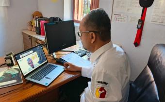 Ade Nurwahyudi saat menjadi Narasumber pada Forum Democraft, Rabu (22/7/2026)